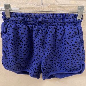 Tea Collection Blue Cotton leopard print Shorts